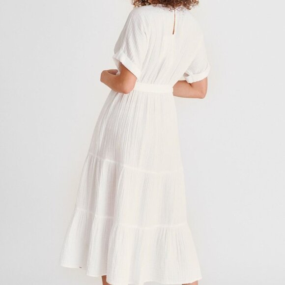 Xirena Aeryn White Midi Dress - Picture 2 of 10